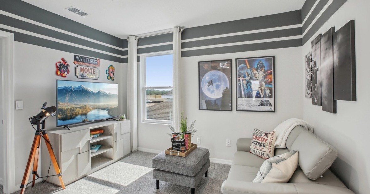Comfortable media room